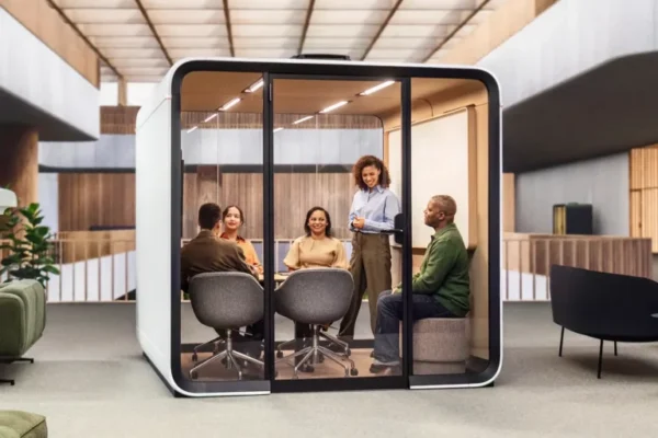 Framery Six In Open Plan Office Meeting Electronics & Firmware